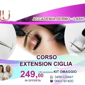 Corso extension ciglia one to one