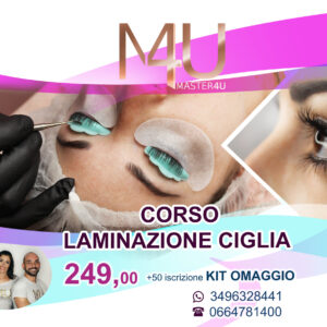 Corso laminazione ciglia